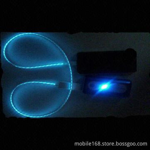 USB Blue Light Cable for iPhone 4 and 4S
